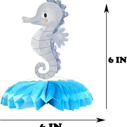 Charming Under the Sea Honeycomb Centerpieces - Ocean-Themed Decor for Parties and Events