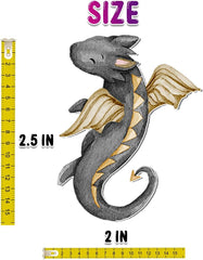 Mystical Baby Dragon Stickers - Set of 25