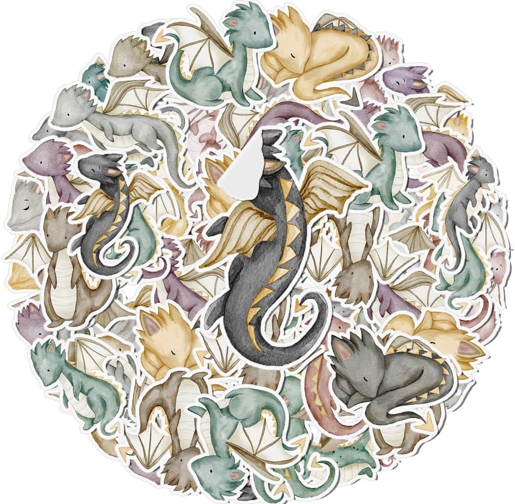Mystical Baby Dragon Stickers - Set of 25