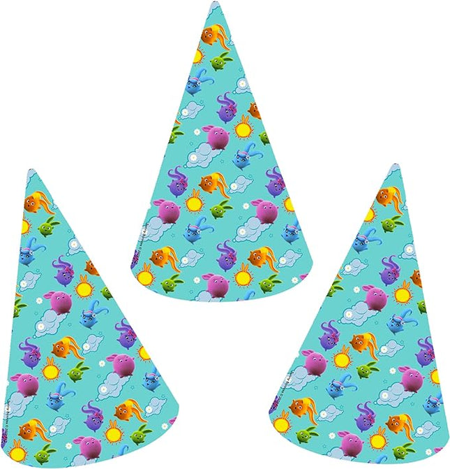 Sunny Bunnies Birthday Paper Hats - Set of 10, Perfect for Joyful Party Celebrations!