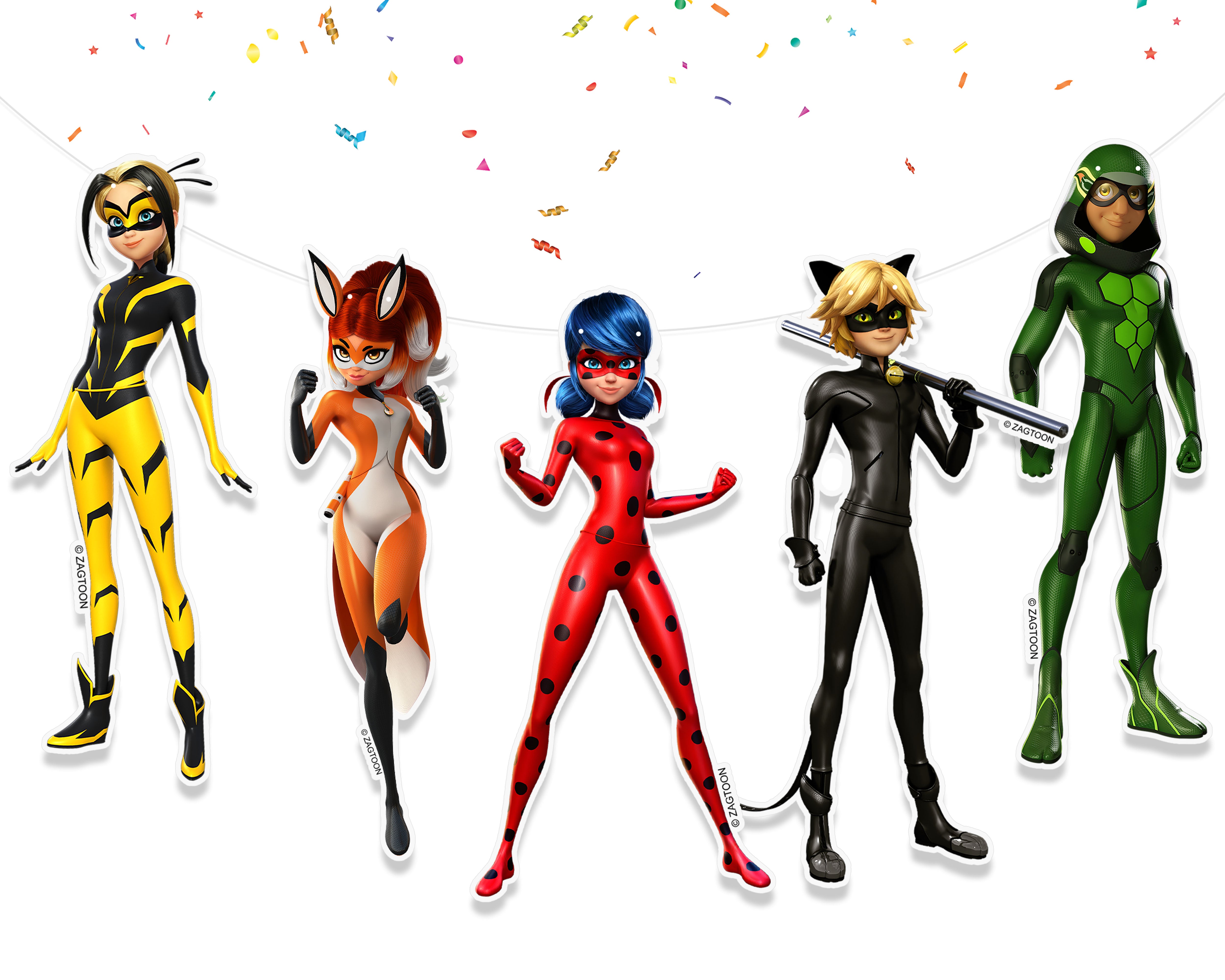Miraculous Ladybug Party Banner - The Ultimate Decoration for Superhero Themed Celebrations!