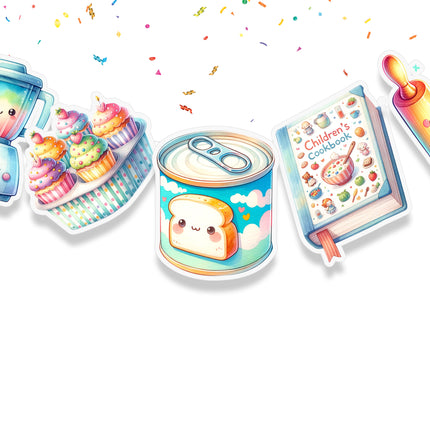 Cooking Theme 5-Piece Banner Decoration