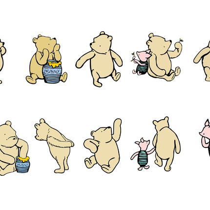 Winnie Pooh-Themed Cupcake Toppers – Baby Shower & Party Decoration Picks