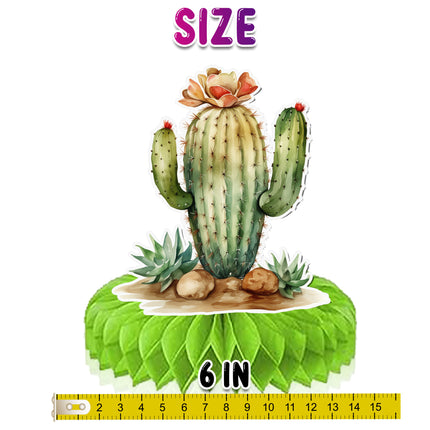 Mexican Fiesta Honeycomb Party Decorations - Set of 5