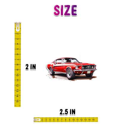 Vintage Muscle Car Stickers – Classic Car Decal Set 20 Pack