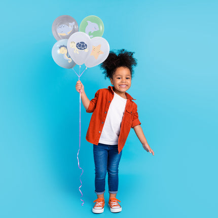 Dive into Adventure: Under The Sea 10 Pcs Latex Balloons