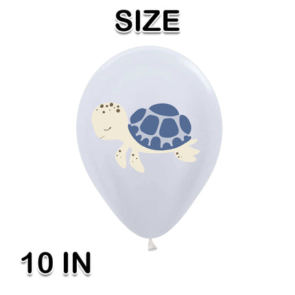 Dive into Adventure: Under The Sea 10 Pcs Latex Balloons