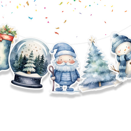 Winter Wonderland 5 Pcs Banner - Festive Holiday Decor