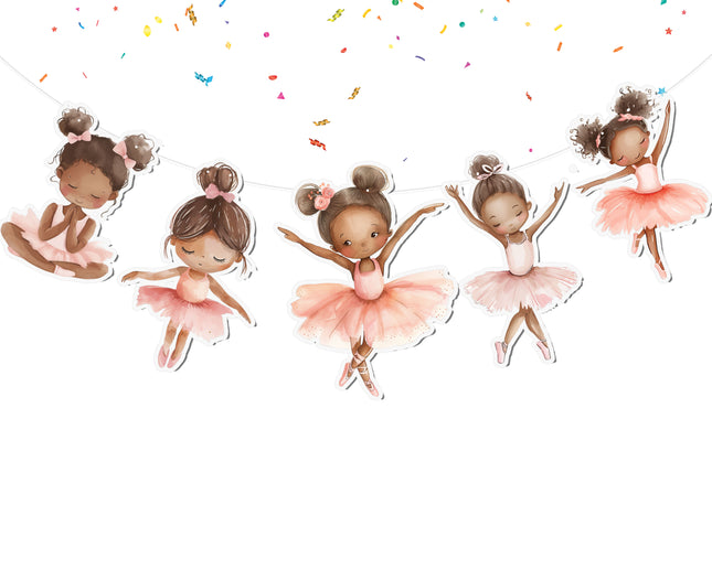 Ballerina 5 pcs Banner
