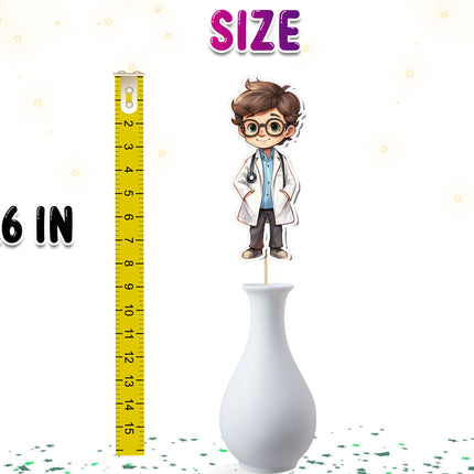Doctor-Themed Party Centerpiece 5 PCS – Fun Medical Party Decorations