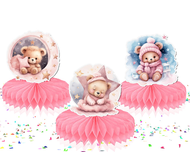 Pink Bear Honeycombs