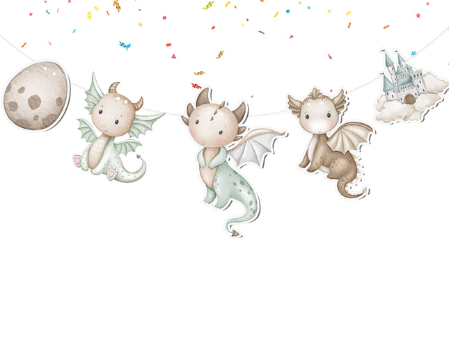 Dragons 5 pcs Banner
