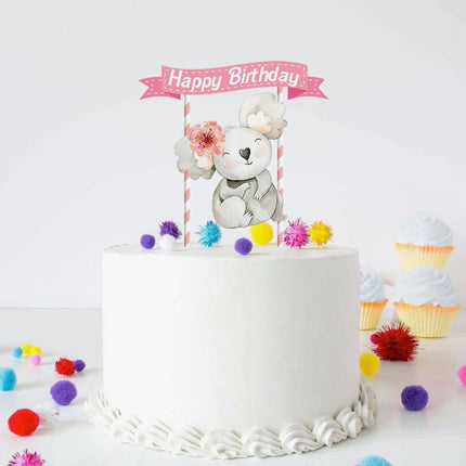 Cuddly Koala - Adorable Koala Cake Topper for Happy Birthdays
