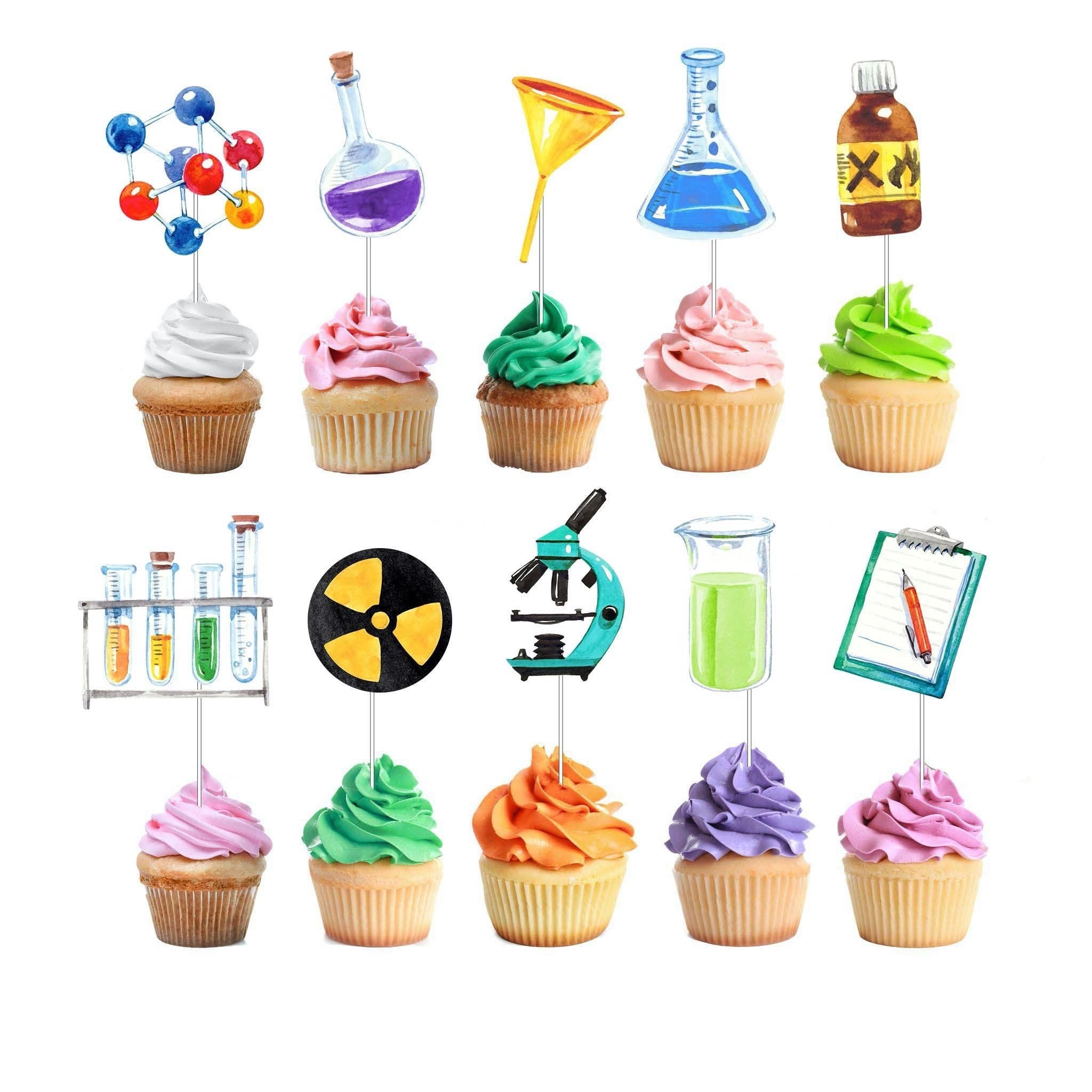 Eureka! Science Cupcake Toppers - Celebrate Discovery and Innovation!