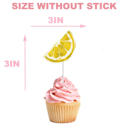 Lemon Zest Cupcake Toppers - Add a Twist of Citrus to Your Celebrations