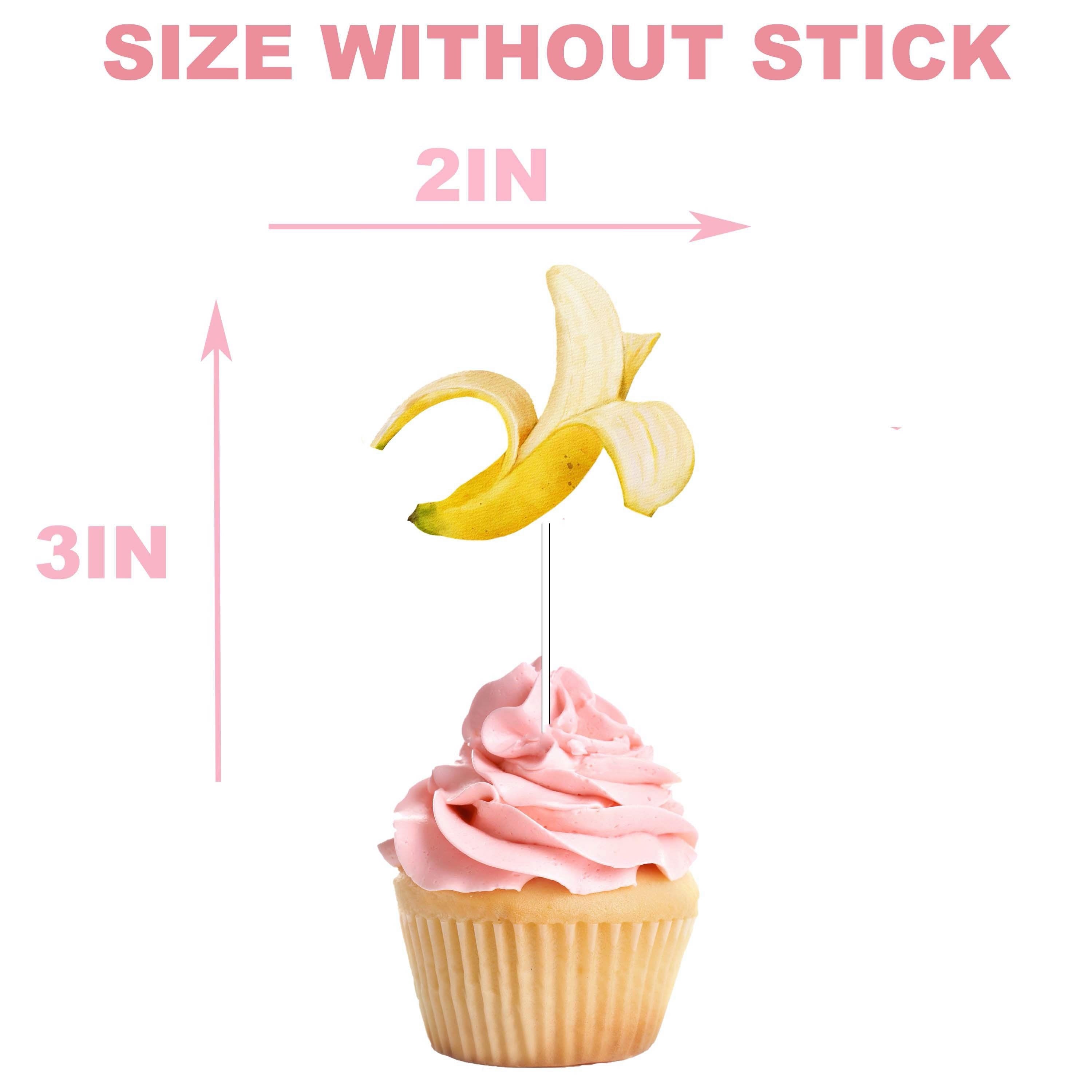 Banana Cupcake Toppers - Add a Bunch of Fun to Your Party Treats!