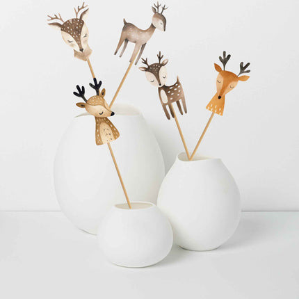 Set of 5 Deer Woodland Centerpieces – Perfect for Baby Showers and Birthday Parties