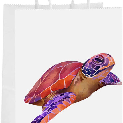 6 Pcs Turtles Underwater Party Favor Bags | Under The Sea Birthday Party Supplies | Ocean Animals Birthday Decorations Favors