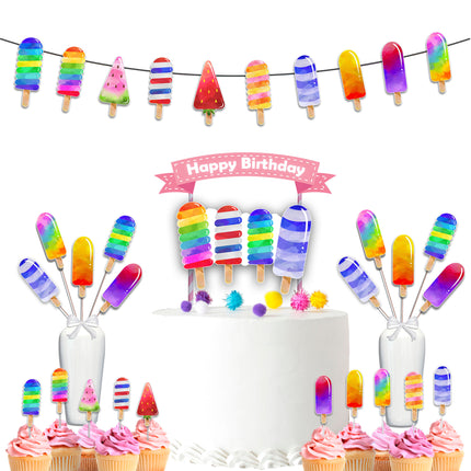 Sweet Popsicle Party Decor Set