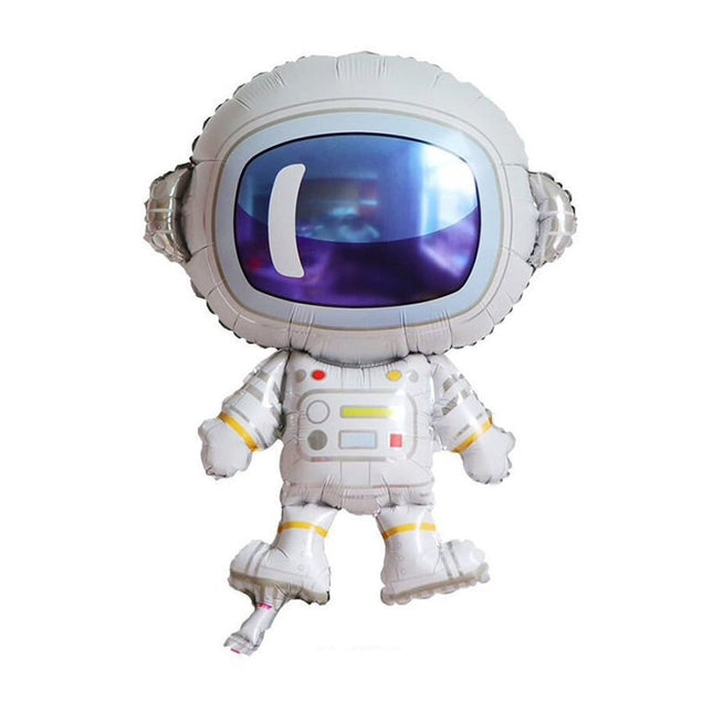 30 Inches Foil Astronaut Balloon for Birthday Decorations or Baby Shower Space Party Theme Mylar Balloon