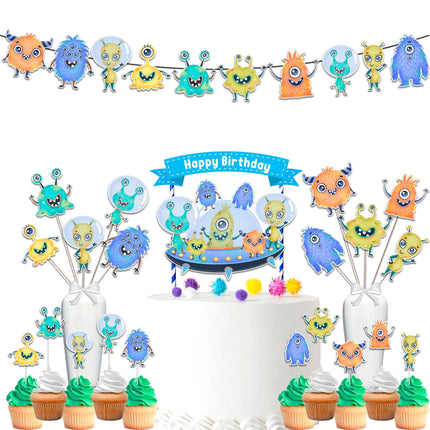 Out-of-this-World Alien Birthday Party Decor Set