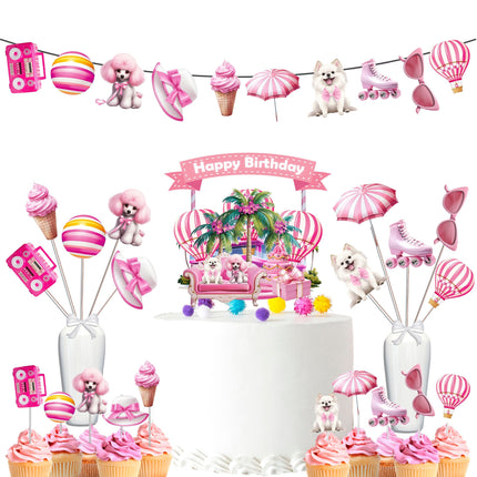 Enchanting Pink Doll Party Decor Set 