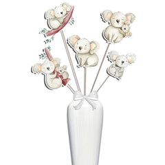 Set of 5 Koala Centerpieces – Perfect for Baby Showers and Birthday Parties