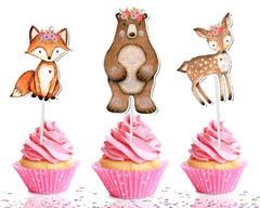 Enchanted Woodland Cupcake Toppers