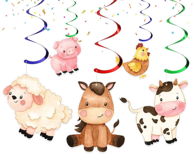 Delightful Farm Swirls Decor Set
