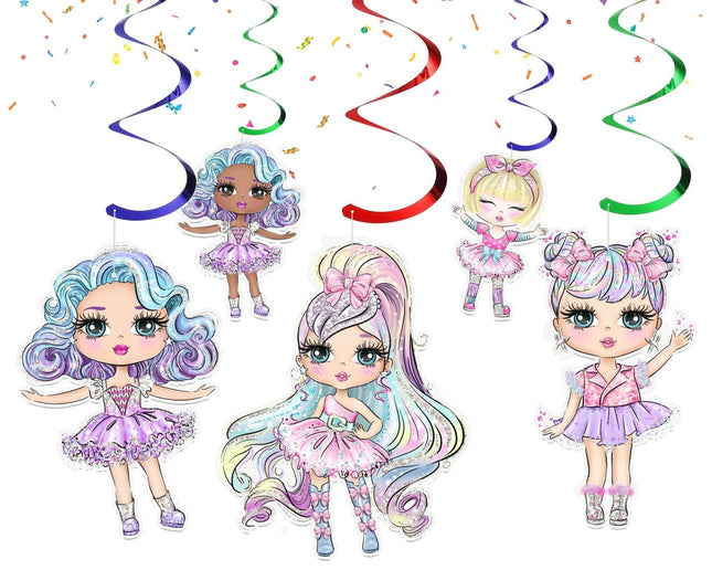 Enchanted Doll Swirl Decorations