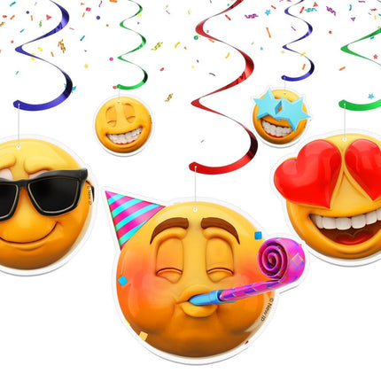 Festive Newmoji Party Swirls