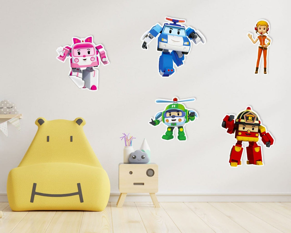 Transform Your Room with Robocar Poli Wall Stickers