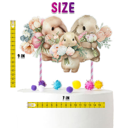 Adorable Little Bunny Cake Topper – Ideal for Baby Showers and Birthday Celebrations