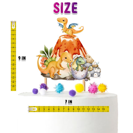 Enchanting Hatching Dragons Cake Topper – Ideal for Baby Showers and Birthday Parties