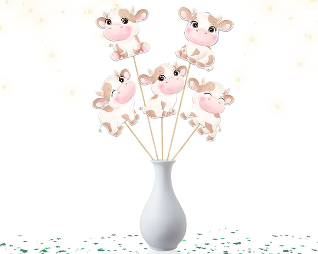 Adorable Cow Centerpieces