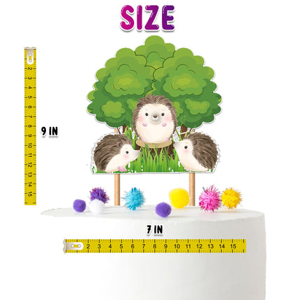 Charming Hedgehog Cake Topper – Perfect for Baby Showers and Birthday Parties
