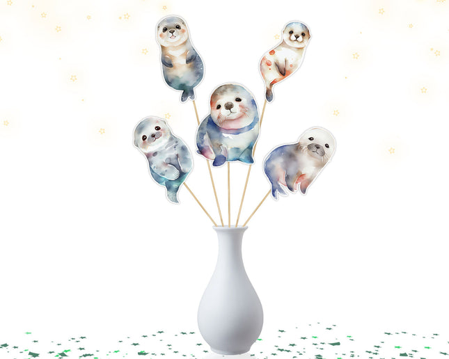 Adorable Seal Centerpieces 