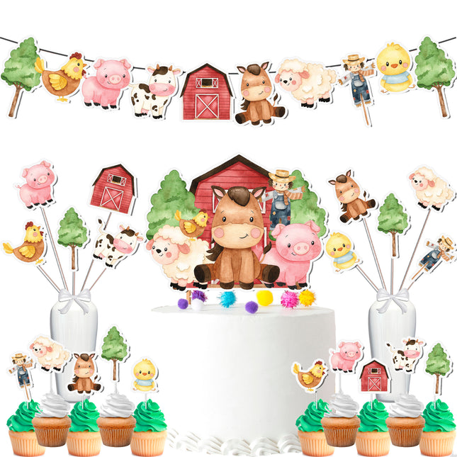 Complete Farm Party Decor Set 