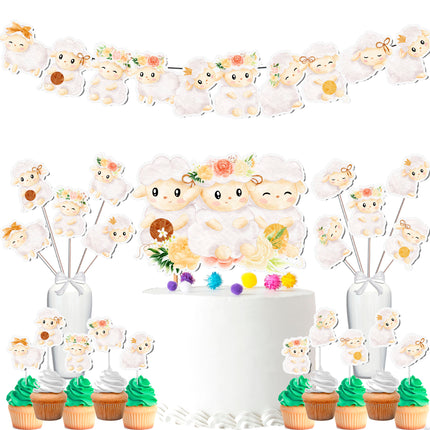 Charming Sheep Party Decor Set