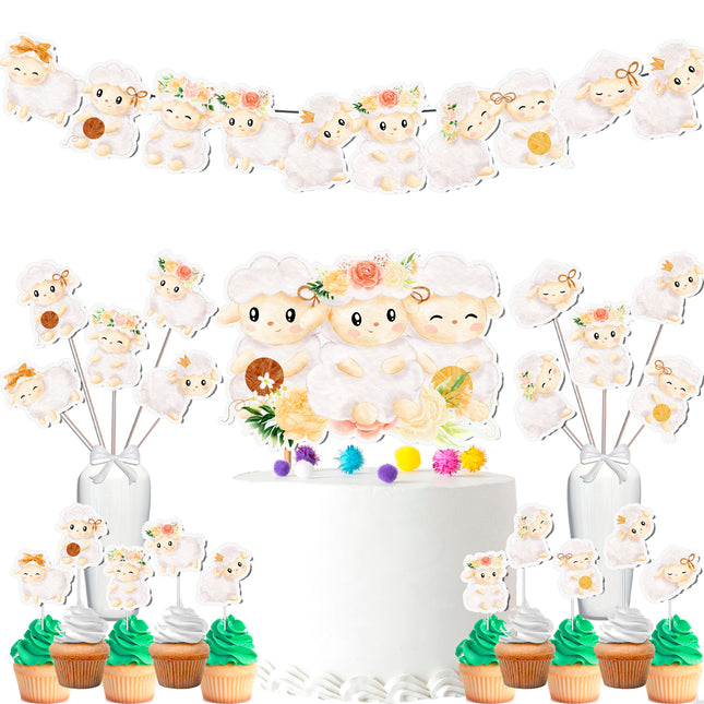 Charming Sheep Party Decor Set
