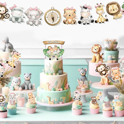 Jungle Animals Party Decoration Set 