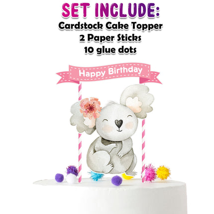 Cuddly Koala - Adorable Koala Cake Topper for Happy Birthdays