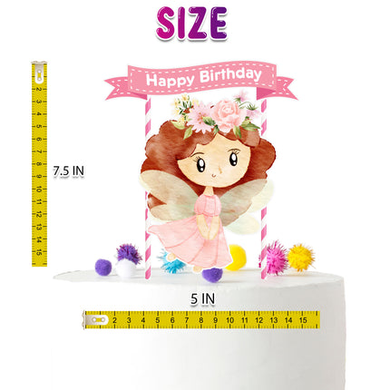 Fairy Whispers - Enchanting Fairy Cake Topper for Magical Birthdays