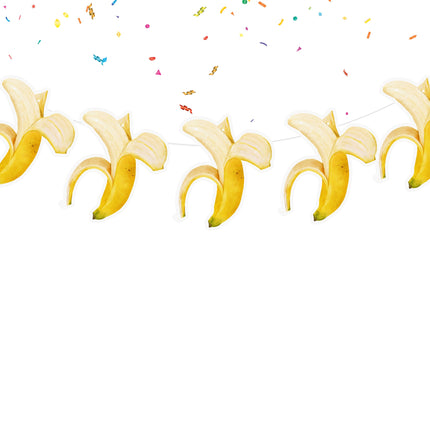 Bunch of Fun - Playful Banana Cartoon Banner for Parties and Decor