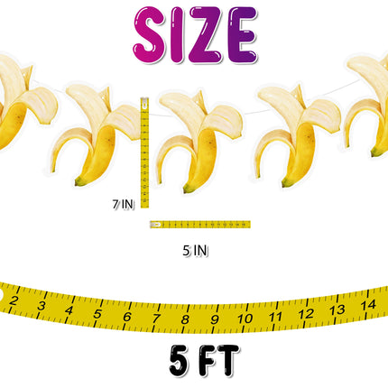 Bunch of Fun - Playful Banana Cartoon Banner for Parties and Decor