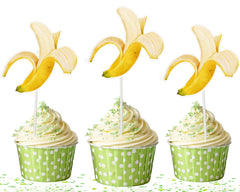 Banana Cupcake Toppers - Add a Bunch of Fun to Your Party Treats