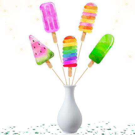 Vibrant Popsicle Centerpieces