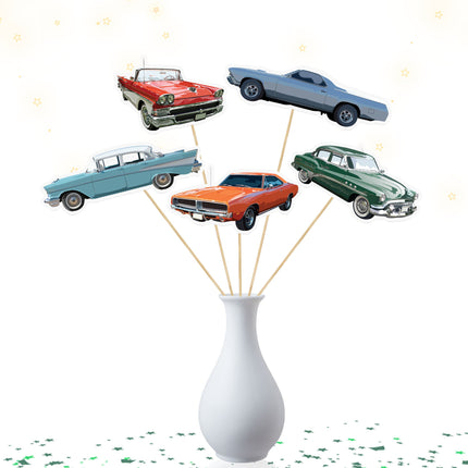 Classic Vintage Car Centerpiece Collection