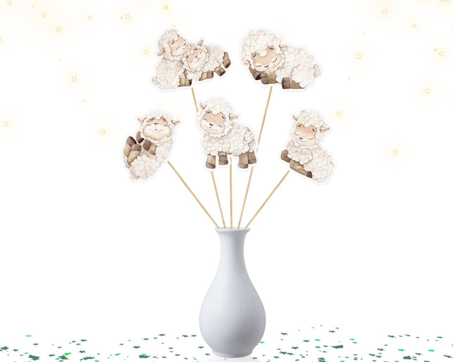 Adorable Lamb Table Centerpieces