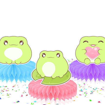 Charming Frog Honeycomb Party Set